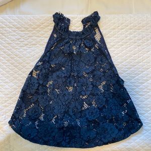 Free people halter top blue size XS